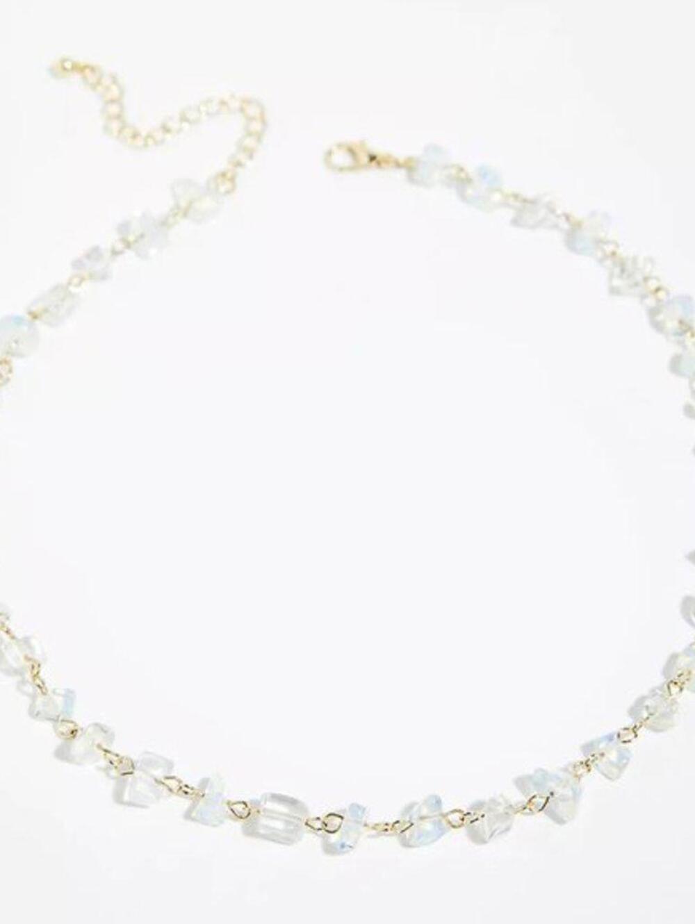 Free People Raw Stone Necklace [011]